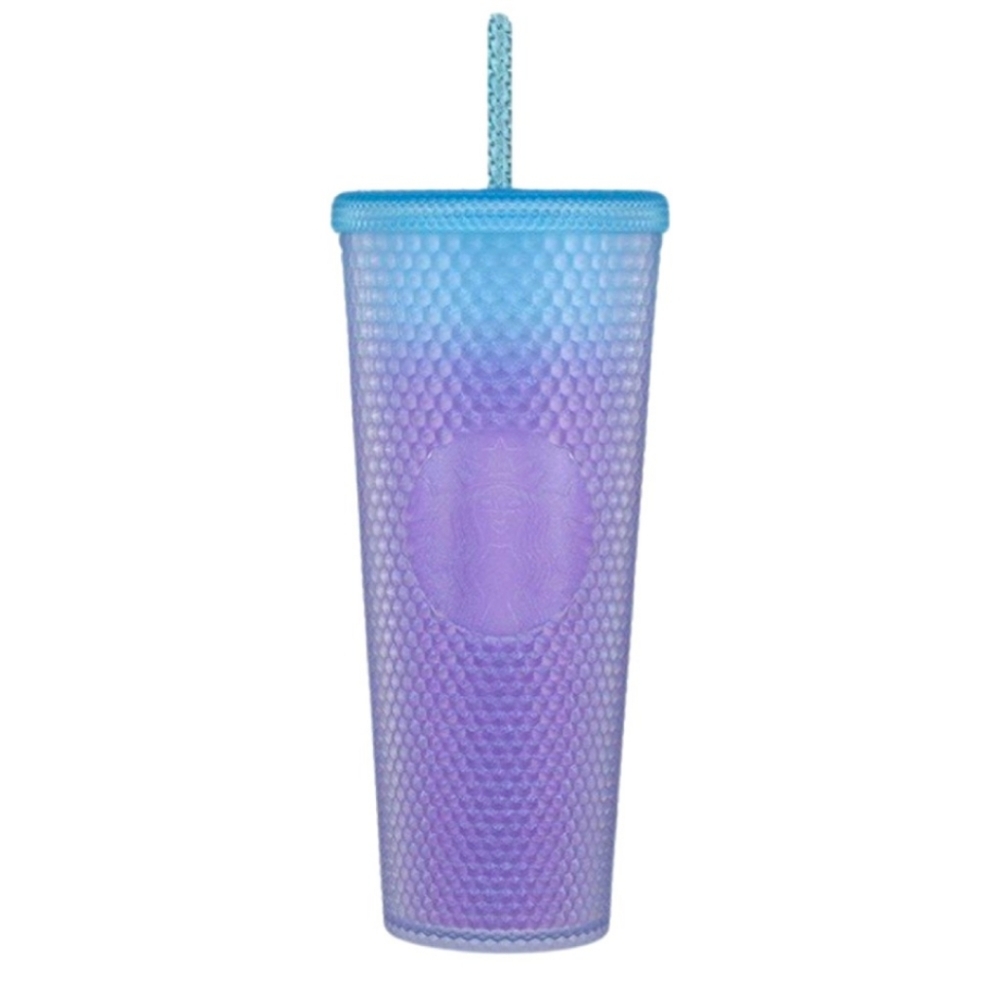 Starbucks Periwinkle Gradient Bling Cold Cup (24 oz)